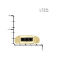 thumbnail image 4 of 1/2 Carat T.W. Black Diamond 14k Gold Over Silver Men's Ring, 4 of 4
