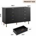 thumbnail image 2 of TROPOW 8-Drawer Dresser for Bedroom, Modern Wooden Chest of Drawers with Metal Handles, Anti-Tip Design, Sturdy Storage Organizer for Living Room, Entryway, Hallway, Kids Room & Home Office, 2 of 9