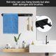 thumbnail image 4 of Toallero de baño Toallero de barra inoxidable Toallero de aluminio Toallero de pared Toallero Estante con ganchos Longitud 40cm para baño, 4 of 5