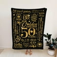 thumbnail image 4 of to My Wife Blanket, Wedding Anniversary Blanket Gifts for Her, Romantic Gift for Wife from Husband, Anniversary Marriage Gift for Couple, Happy Anniversary Present for Girlfriend 50"x60", 4 of 5