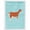 Blue, variant on Toggenburger Goat Blue Check Flag Garden Size