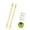 Yellowx2, variant on ‌2 Pcs 16.5" Heavy Duty Metal Sign Stakes - 0.31" Thick Ground Mount for Lawn/Path Signs (Green) with Hardware Included‌‌