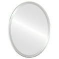 thumbnail image 1 of Singapore Framed Oval Mirror - Silver Leaf Brown - 21" x 31", 1 of 7