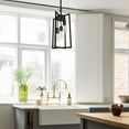 thumbnail image 5 of Modern Industrial Farmhouse Pendant Lighting, Rectangle Black & Brass Chandelier, Hanging Light for Kitchen Island, Dining Room, Entryway, Hallway, 5 of 7