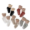thumbnail image 3 of Douhoow Unisex Baby Wrm Socks Cute Cartoon Bear Non-Slip Soft Socks, 3 of 4