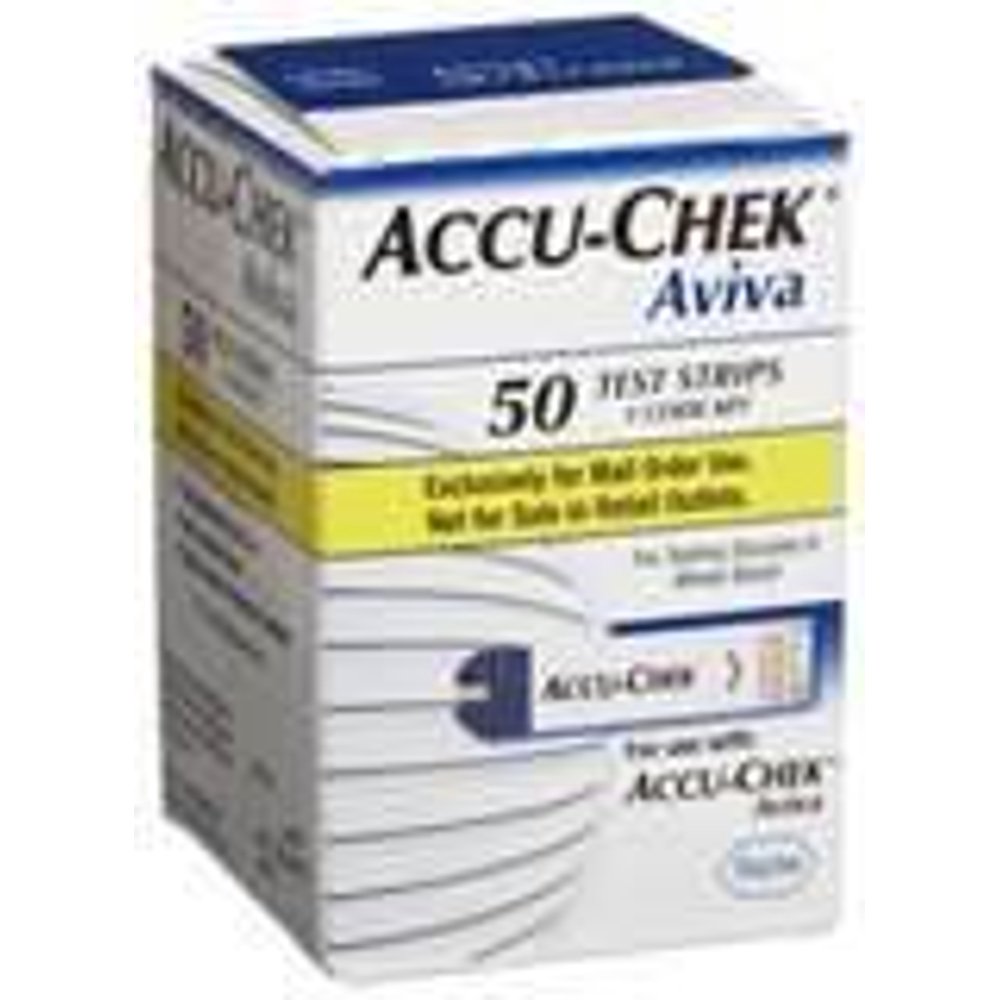 AccuChek Aviva Plus Test Strips Box of 50