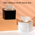 thumbnail image 3 of Travelwant Bulking Wood Tissue Box Cover for Disposable Paper Facial Tissues, Wooden Rectangular Tissue Box Holder for Storage on Bathroom Vanity, Countertop, Bedroom Dresser, Night Stand, 3 of 7