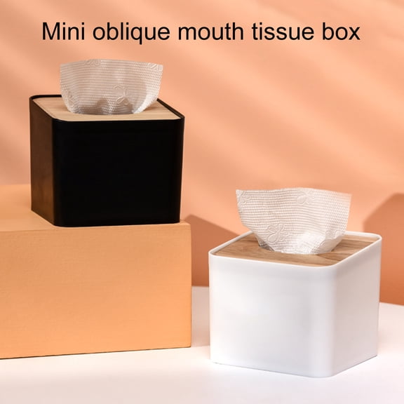 Visland Washable Tissue Storage Box Convenient to Use Accessories Practical Sturdy Tissue Holder for Office