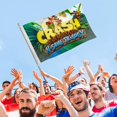 thumbnail image 4 of Crash Bandicoot Bandera impresa con temática, regalo perfecto para fanáticos, amigos y familiares, y adecuada para actividades al aire libre e interiores, decoraciones de fiesta. 60*90CM, 4 of 6