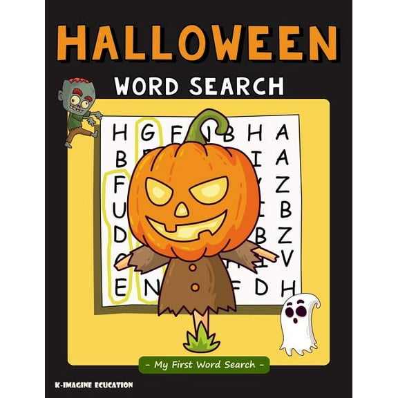 First Word Search Halloween Word Search - My First Word Search: Word Search Puzzle for Kids Ages 4 - 6 Years, Book 9, (Paperback)
