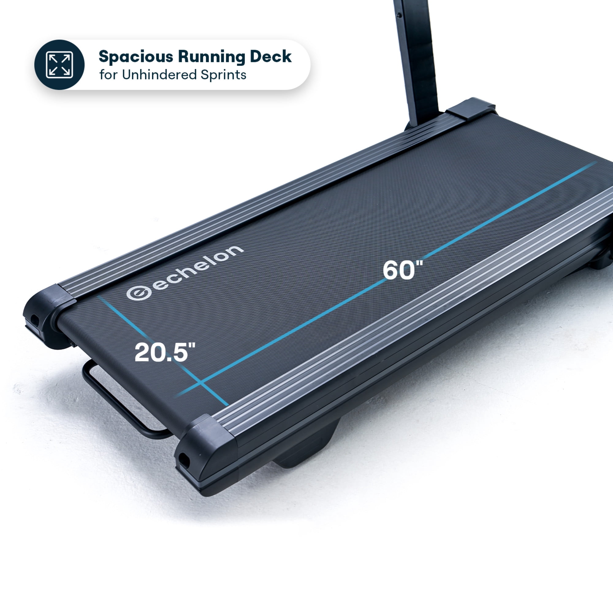 Echelon Stride-6s Auto-Fold Treadmill with 10” class HD Touchscreen & 12 Incline Levels|