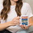 thumbnail image 2 of 15 fl oz Ceramic Mug, Nags Head, North Carolina, Jennette's Pier, Retro, Dishwasher & Microwave Safe, 2 of 5