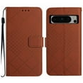 thumbnail image 2 of For Google Pixel 8 Pro Wallet Case with RFID Blocking Card Slots Holder Premium PU Leather Magnetic Kickstand Shockproof Wrist Strap Removable Flip Protective Cover For Google Pixel 8 Pro, Brown, 2 of 9