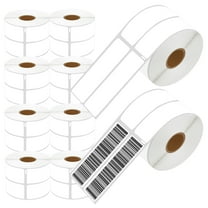 NineLeaf 10 Rolls Compatible for DYMO 30253 1-1/8 in x 3-1/2 in 2-up Address Barcode Labels, 700 Labels Per Roll