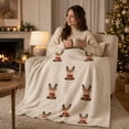 thumbnail image 5 of Christmas Throw Blanket Versatile Flannel 59.1x39.4in Lightweight & Wrinkle Resistant for Couch Sofa Home Christmas Decorations Gifts by MPOISVA, 5 of 6