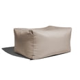 thumbnail image 1 of Jaxx Leon Banc Ottoman Poire Extérieur, Sunbrella Premium, Lin, 1 of 4