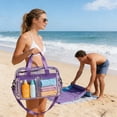 thumbnail image 1 of Transparent PVC Travel Bag Large Capacity Travel Bag Fitness Storage Transparent Bag Full Transparent Waterproof Student School Bag, 1 of 6