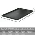 thumbnail image 3 of MidWest Homes for Pets Replacement Pan for 42' Long MidWest Dog Crate, Black, 3 of 7