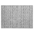 thumbnail image 2 of Addison Rugs Chantille Indoor/Outdoor Transitional Geometric Gray Washable Rectangle Rug, 1'8" x 2'6", 2 of 6