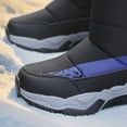 thumbnail image 6 of Boys Fleece Lined Mid Calf Snow Boots Toddler Kids Winter Warm Waterproof Platform Non Slip Cold Weather Shoes, 6 of 8