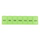 thumbnail image 1 of Ofertas Únicas 1 Pc Estuche para Pastillas de 7 Compartimentos Fila Única Impermeable para Viajes Transparente Verde, 1 of 6