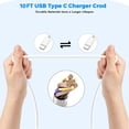 thumbnail image 3 of Cargador TrimDish para iPhone 16 15, 20 W, cable USB-C, paquete de 2 unidades, 1,8 m, 3 of 7