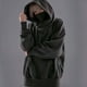 thumbnail image 1 of Sudadera Con Capucha de Cuello Alto, Sudadera de Manga Larga Con Bolsillo, Fibra de Poliéster, Para Fiesta de Navidad, Deportes Diarios, Actividades al Aire Libre, 1 of 7