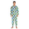 thumbnail image 3 of FORMRS Onesies Pajama for Adults Unisex Hoodie Winter Jumpsuit One Piece Sleepwear, Sizes S-2XL, Christmas Dog Paws Pattern, 3 of 7