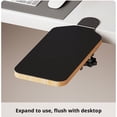 thumbnail image 4 of Foldable and Rotatable Wooden Computer Arm Support Bracket for Office Desk - Elbow and Wrist Support, 4 of 7