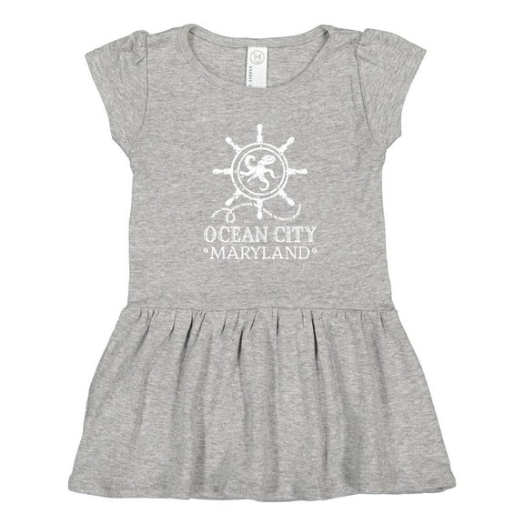 Inktastic Ocean City Maryland Vacation Girls Toddler Dress