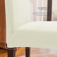 thumbnail image 4 of Subrtex Stretch Textured Plaid Dining Chair Slipcover, 4 of 6