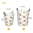 thumbnail image 3 of Naloa Sea Turtle Large Laundry Basket Waterproof Round Collapsible Storage bin with Handles for Hamper Kids Room,Toy StorageSmall, 3 of 6