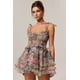 thumbnail image 4 of Vestido Bellabarnetten Hester sin mangas con cuello en V y volantes, 4 of 6