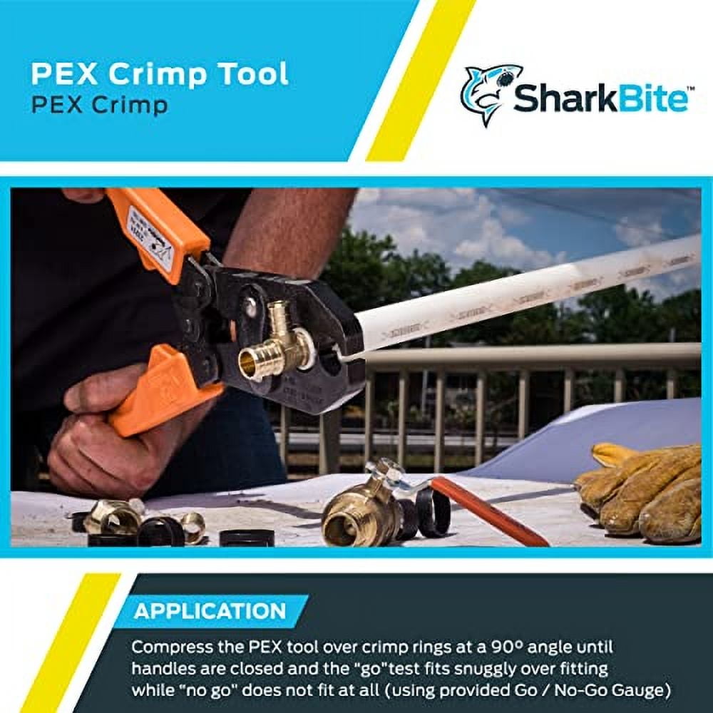 Shark Bite 23251 1/2", 3/4" PEX Combo Crimp Tool
