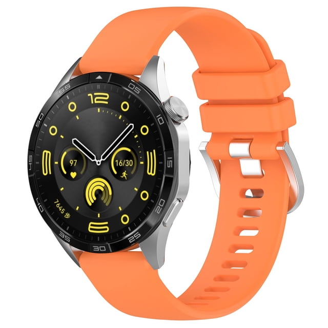 Sporty Breathable Silicone Watch Band Sweatproof Water Proofing And Comfortable Wearing Experience Compatible With Smartwatch Bulk Analog Watch Mechanical Watch with Letters Ca0621-05l Men's Analog