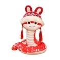 thumbnail image 2 of año Nuevo Chino 2025 serpiente de peluche de juguete estatuilla de serpiente estatua coleccionable adorno de cumpleaños decoración de año Nuevo Lunar Rojo 25cm, 2 of 8