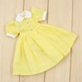 thumbnail image 1 of Ropa de muñeca Hugo Vestido de muñeca amarillo, 1 of 9