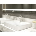 thumbnail image 2 of Dia 4 in. Centerset 2-Handle Bathroom Faucet with Drain Assembly in Satin Nickel (1.0 GPM), 2 of 2