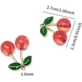 thumbnail image 2 of 6PCS Émail Rouge Charmes Pendentifs pour Colliers, Boucles d'Oreilles, Bracelets, Porte-Clés, etc, 2 of 5