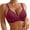 Wine, variant on Razzly Women's Front Closure Floral Lace Bra Comfortable Support Underwire T Shirt Bralette Soft Wireless Everyday Wear Bras for Women,Bra Comfortable Bralettes for Women womens tops bras(Black,36)