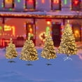 thumbnail image 7 of Pre-Lit Christmas Tree,Flocked Christmas Tree Premium Artificial Holiday Decor w/Cordless Connection, 2-in-1 LED Lights,Holiday Celebration Tree for Home Party Decoration,White, 7 of 7