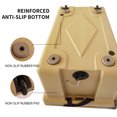 thumbnail image 6 of Ice Cooler Box 65QT Hard Cooler Insulated Portable Ice Chest Box, LLDPE Heavy Duty Sturdy Beer Box Outdoor Fishing Cooler for Camping, Beach, Picnic, Barbecue, Fishing, Khaki, 6 of 9