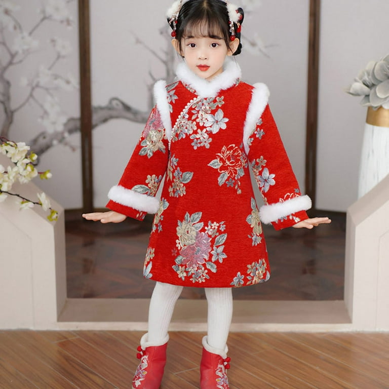 Summer Savings SEMPAI toddler Baby Kid Girl Lunar Chinese New Year