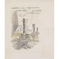 thumbnail image 3 of Paul Nash 20x23 Black Modern Framed Museum Art Print Titled - Design for Urne Buriall - Sorrow (1932), 3 of 5