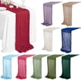 thumbnail image 3 of YAOMOBB Birthday Party Table Runner Table Runner Rustic Tablecloth Soft Washable Non Fading Hand dyed Wedding Party Decor, 3 of 6
