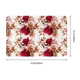 thumbnail image 3 of Goofa 16"x24" Inches Lilies Flowers Doormats for Outdoor Entrance - Non-Slip Welcome Mat, Heavy Duty Door Mats Outdoor, Spring Doormat, 3 of 9