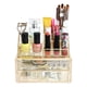 thumbnail image 3 of Organizador de maquillaje acrílico Ikee Design con 2 cajones con purpurina dorada, 3 of 7