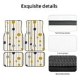 thumbnail image 5 of ZICANCN Waterproof Car Floor Mats Full Set, Abstract Circles and Lines Automotive Carpet Mats for Vehicle Trucks Suv Jeep, 4 Pieces, 5 of 6