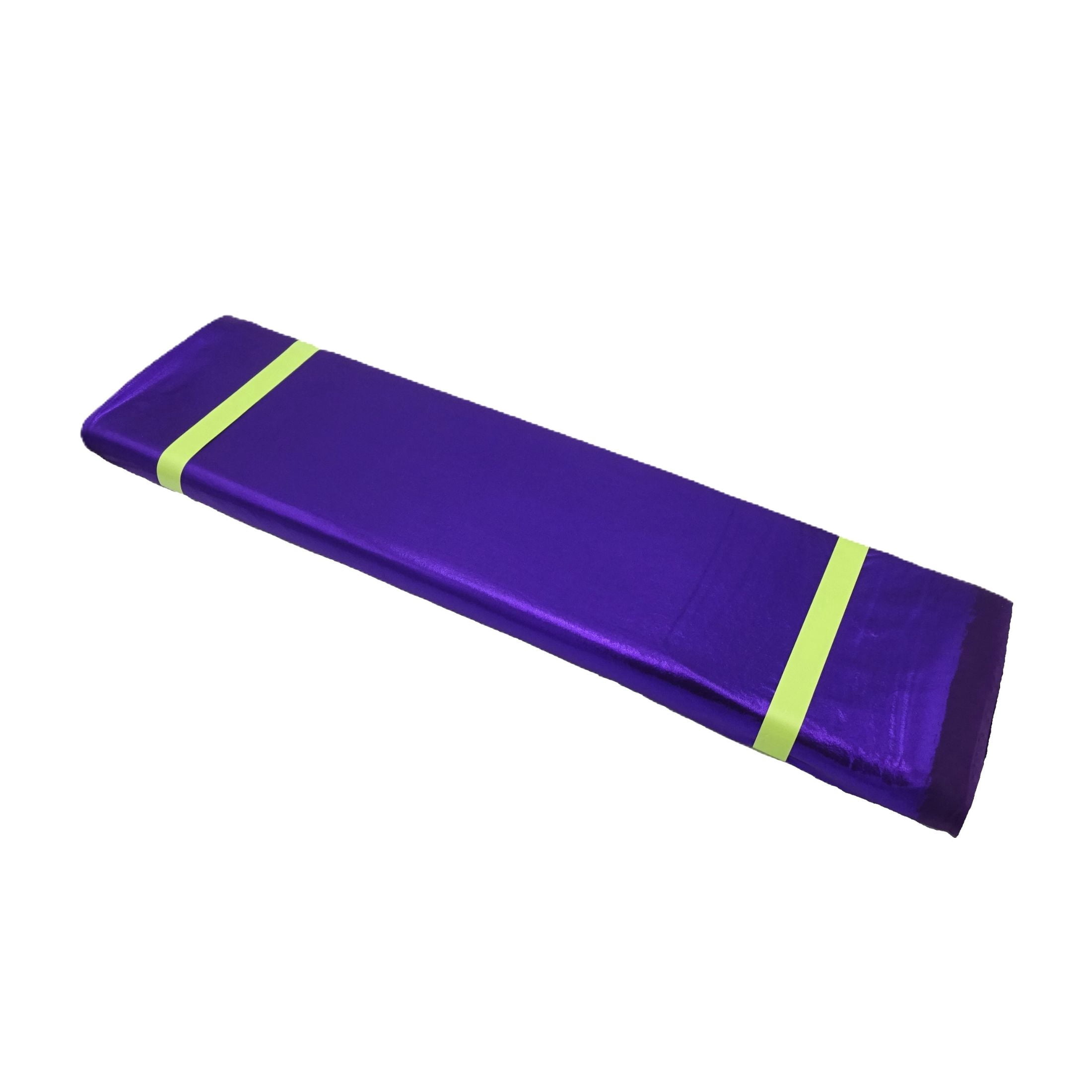 Shason Textile Spandex Foil Knit Dancewear Precut Fabric, Purple