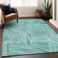 thumbnail image 4 of Dalyn Rugs Premium Machine Washable Mayfield AMF915 Teal 5' x 7'6" Rug, 4 of 7